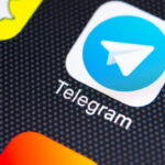 Ícone do aplicativo Telegram no celular (Foto: Shutterstock)