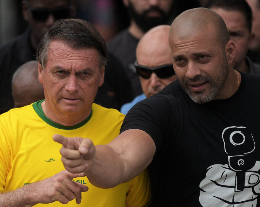 STF derruba perdão concedido por Bolsonaro a Daniel Silveira (Foto: Carl de Souza/AFP)