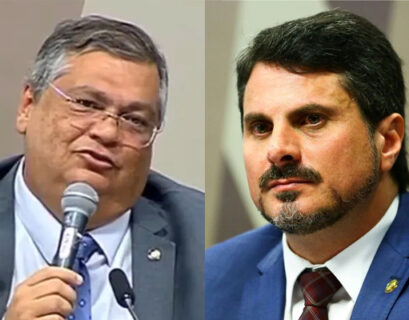 Flávio Dino bate boca com Marcos do Val e Sergio Moro no Senado, e cita até Vingadores (Fotos: Reprodução)